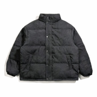 Parka vintage in velluto a coste
